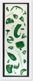 Figuration Green I * Figuration Green I  (triptych, mixed media, 210x72 cm) * 1092 x 2988 * (451KB)