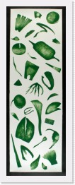 Figuration Green III * Figuration Green III  (triptych, mixed media, 210x72 cm) * 1056 x 2992 * (394KB)