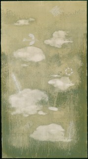 Temple Garden - II Temple Garden – II   (monotype, 145x76 cm)